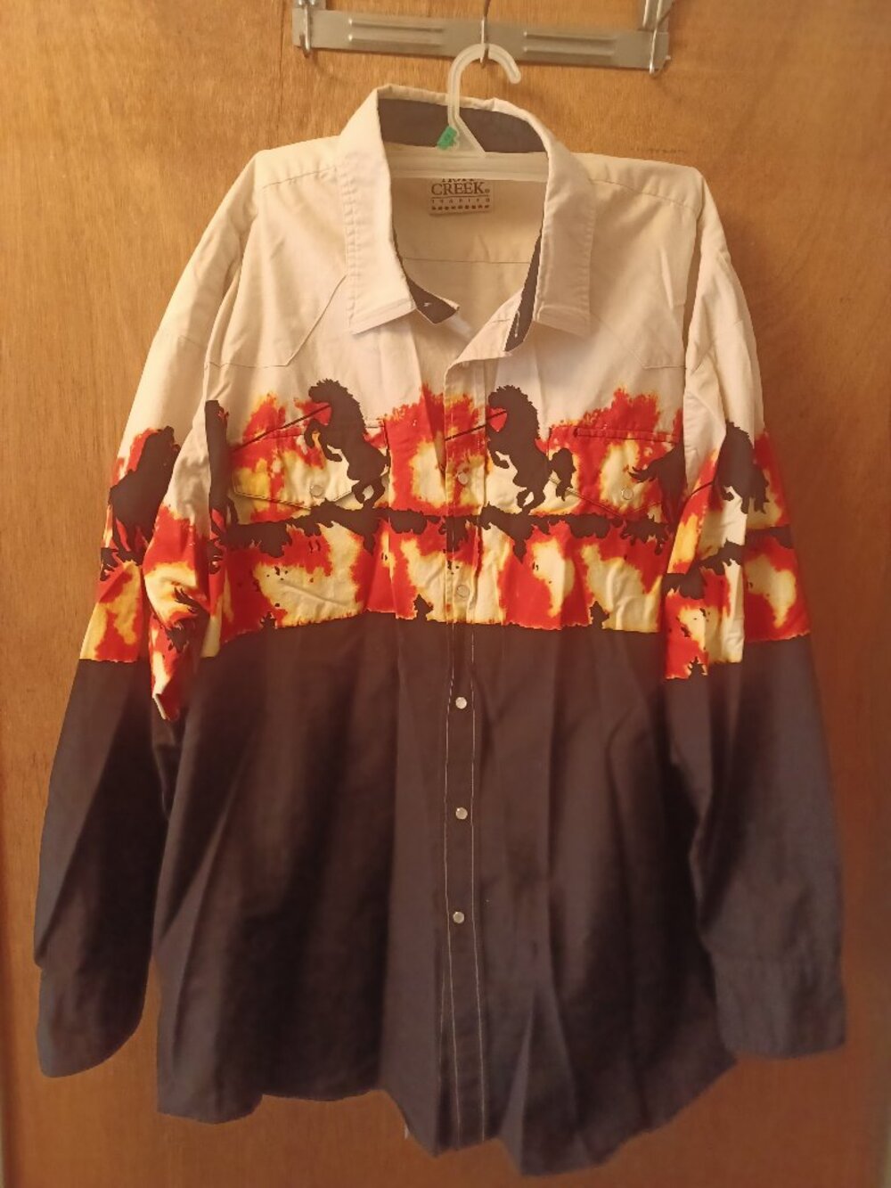 Ash Creek Men's Country Western Button Shirt Long Sleeve Cowboy Rodeo